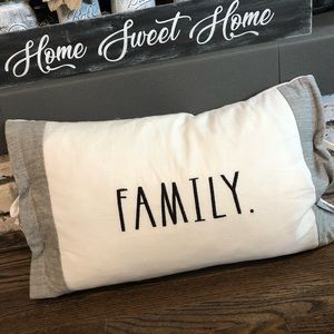 Rae Dunn Family Pillow